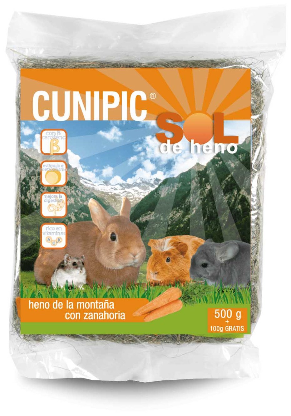 Cunipic Hooi met wortel 500 GR
