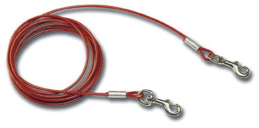 Cable perros 4,5mt Rojo -(Skin)