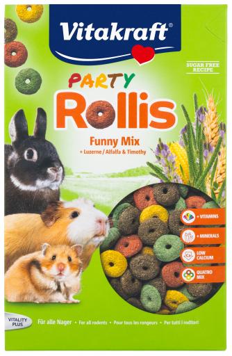 Snacks Rollis Party para Roedores