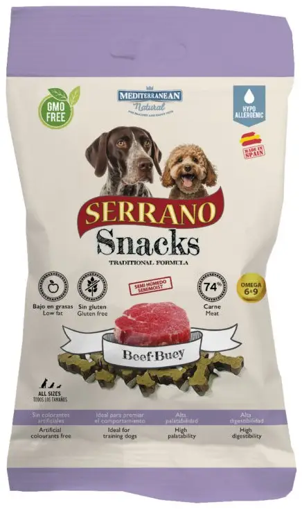 Miscota Mediterranean Natural Serrano Snacks di Bue