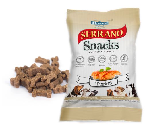 Serrano snacks con pavo