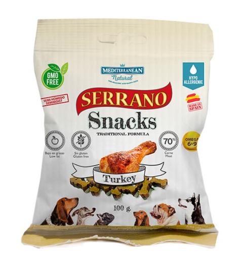 Serrano Snacks de Pavo para Perros