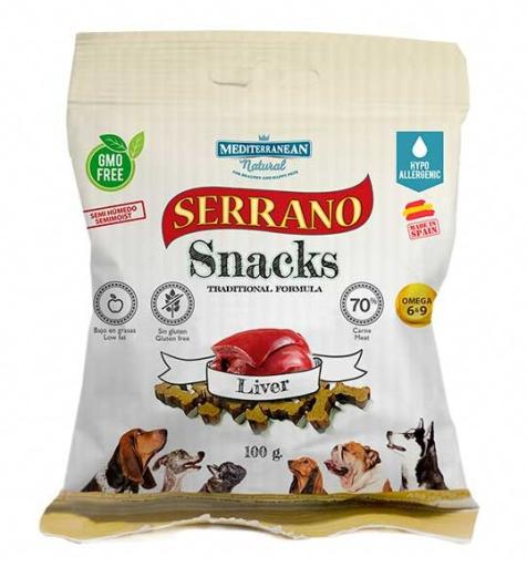 Serrano Snacks de Hígado para Perros