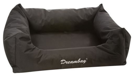 Boekwinkel Appartement Bij wet Flamingo Dog Bed Dreambay Dark Black 80 cm