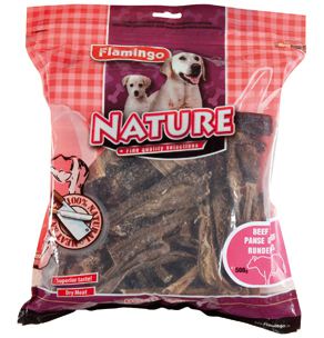 Natur Natürlicher Rindfleischbauch für Hunde 500 Gramm