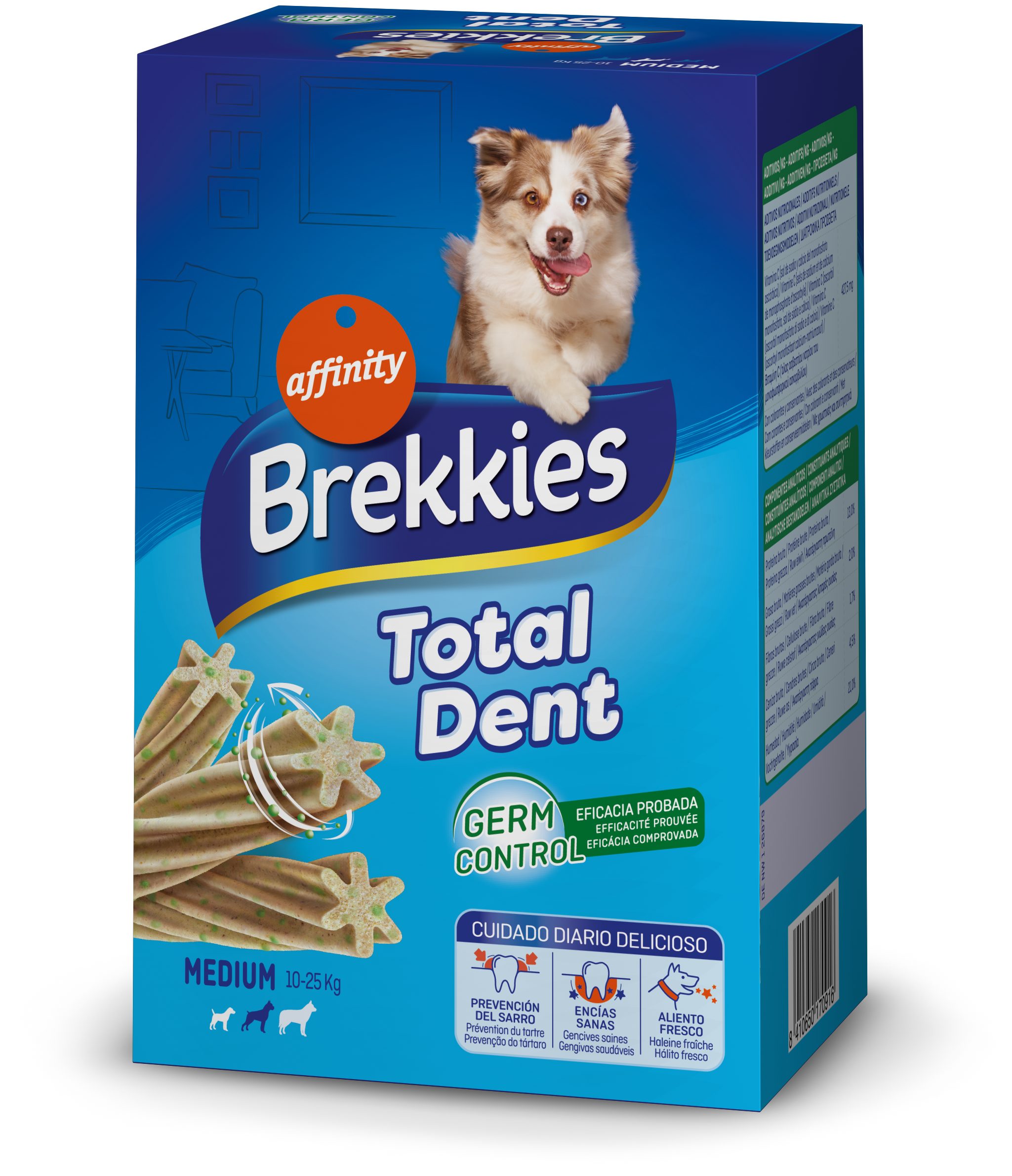 Miscota Brekkies Excel Snack per cani in miniatura Total Dent