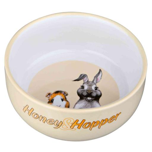 Ceramic Bowl Honey & Hopper