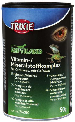 Trixie Brand New Vitamin/Mineral Compound for Carnivorous Reptiles and Amphibian