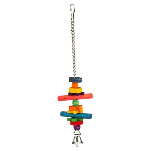 Hanging Wooden Toy for Parrots Ani4094