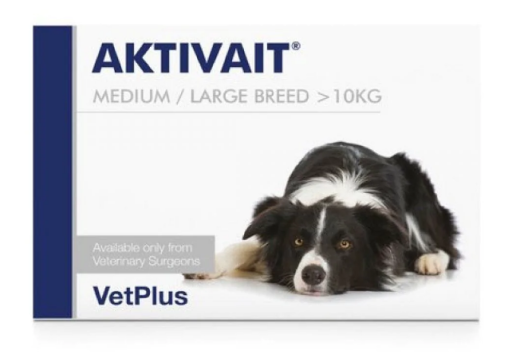Aktivait for Brain Function in Medium and Large Older Dogs