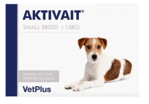 Aktivait アクティベート サプリメント 60錠 VetPlus Aktivait for Brain Function in Older Small Dogs - Tablets
