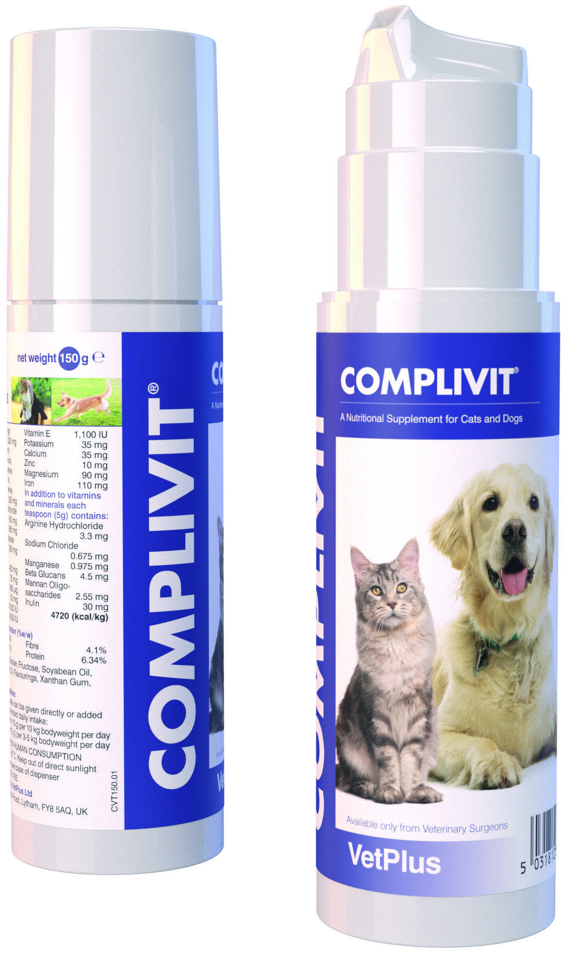 Miscota VetPlus Complivit per Bilanciare i Livelli di Energia in Cani e Gatti