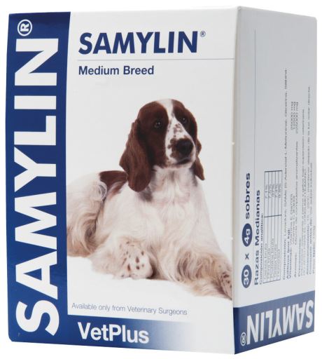 Samylin Protector Hepático para Perros Medianos en Sobres