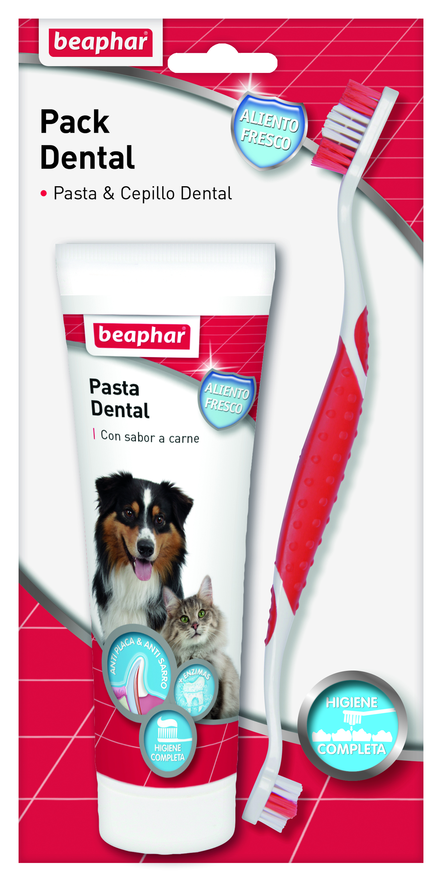 Miscota Beaphar Kit dentale con Spazzolino e Dentifricio