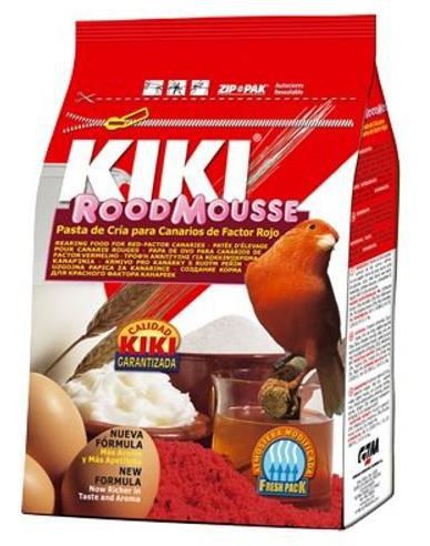 Kiki Rood Mousse Rouge Emballage Mantient la Pigmentation sans Excès