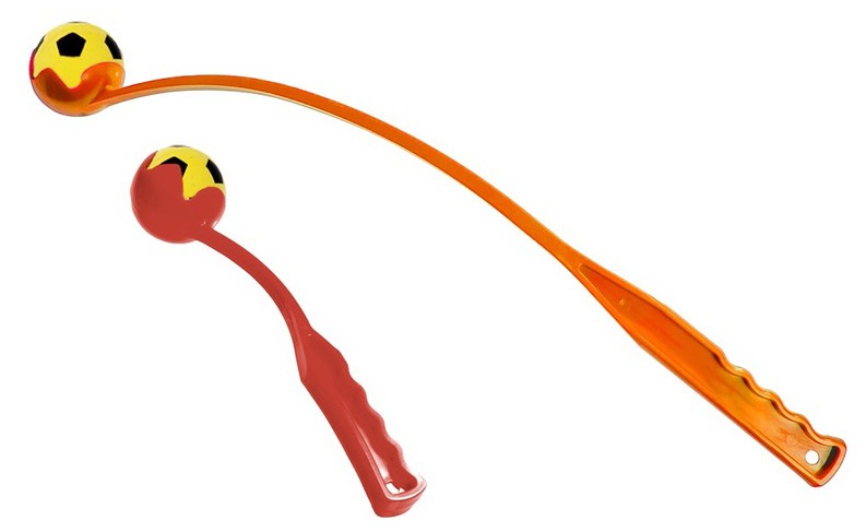 Miscota Flamingo 64 cm Palla Launcher Con Morbido Rosso Arancio