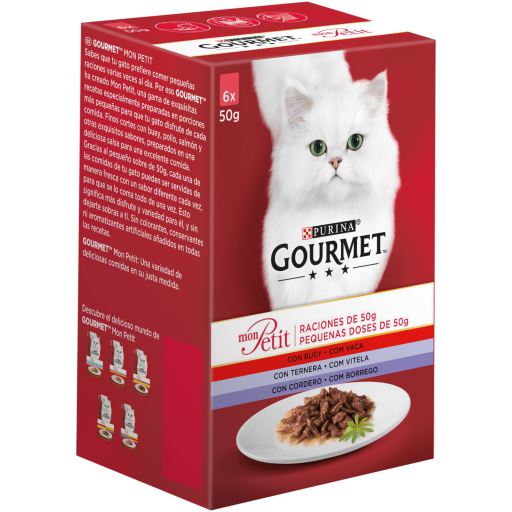 Gourmet Nourriture Humide &agrave; base de Viandes 300gr
