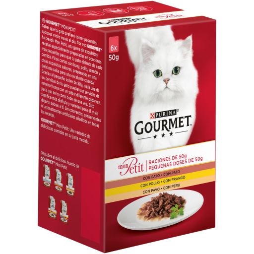 Gourmet Nourriture Humide &agrave; base de Volailles 300gr