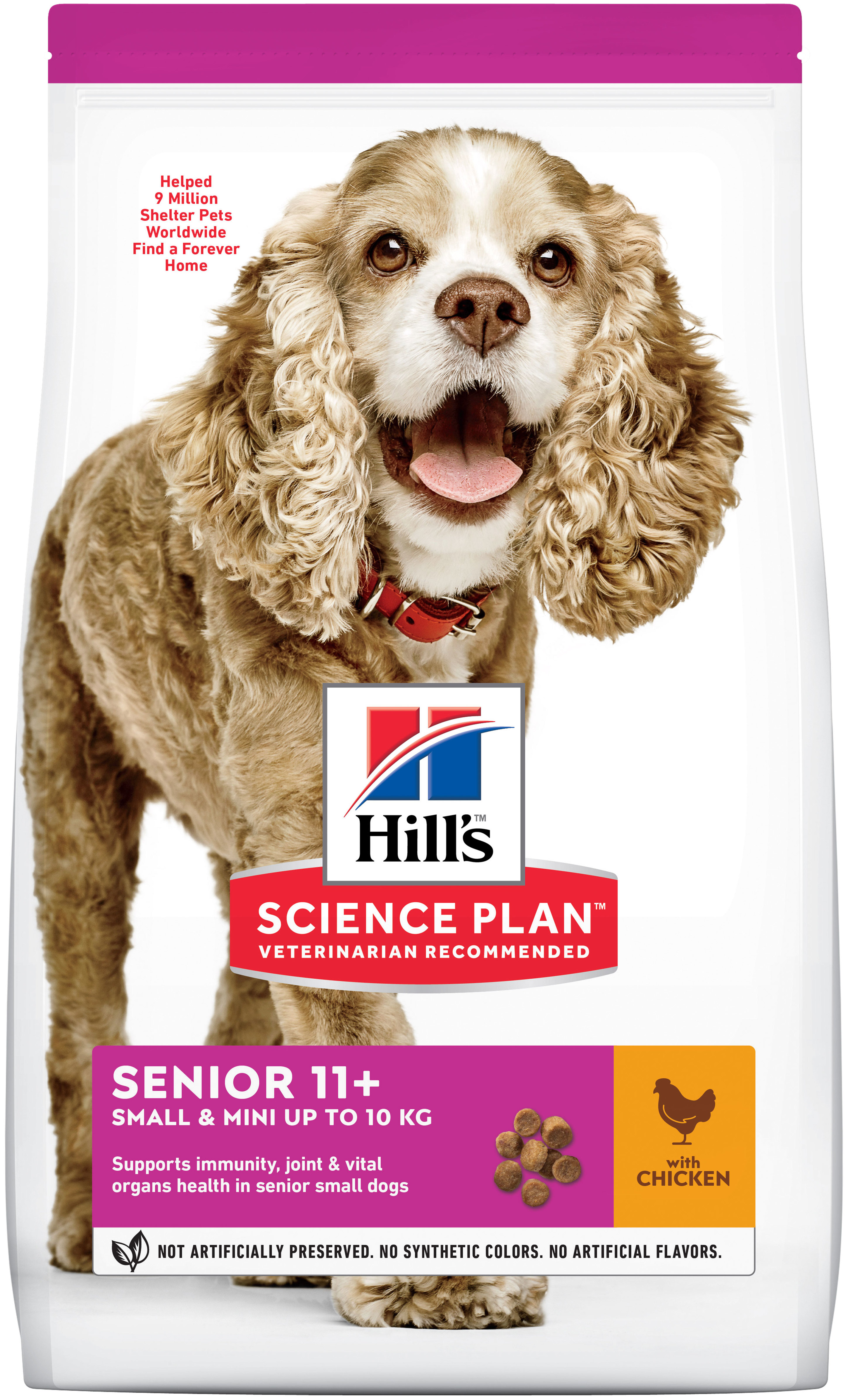 Miscota Hill's Science Plan Senior +11 Small & Mini con Pollo