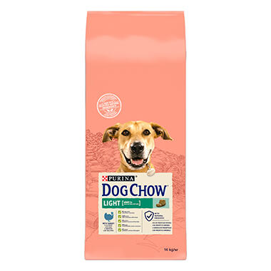 Miscota Dog Chow Cibo Secco per Cani Light di Tacchino