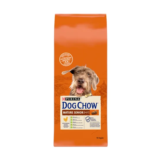 Miscota Dog Chow Cibo Secco per Cani Senior di Pollo