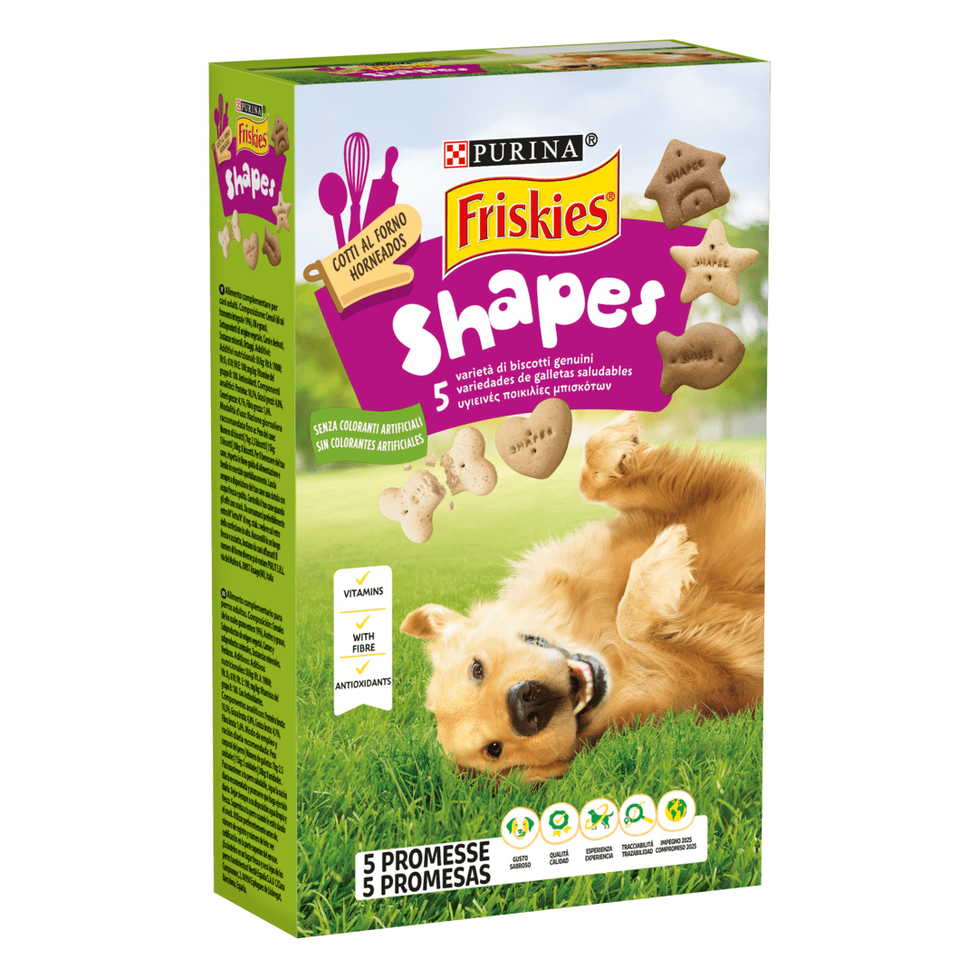 Miscota Purina Friskies Snacks Shapes Biscotti per Cani