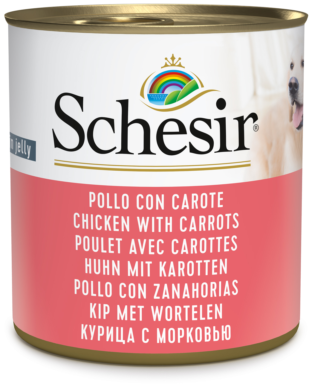 Miscota Schesir Pollo con carote per cani