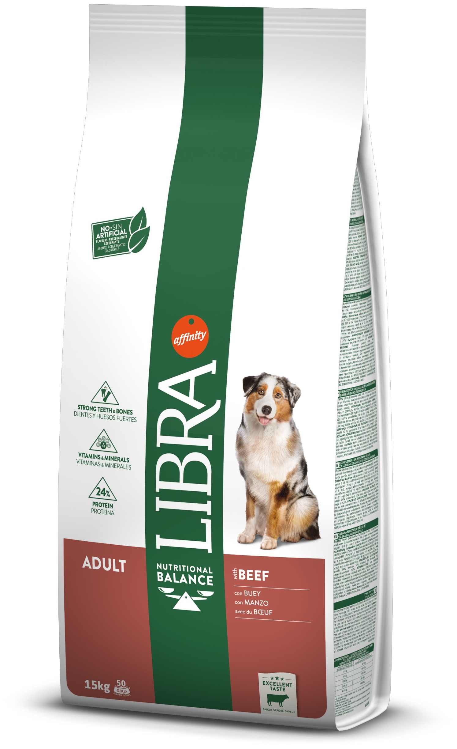 Miscota Libra Dog Cibo Secco per Cani Adult di Bue