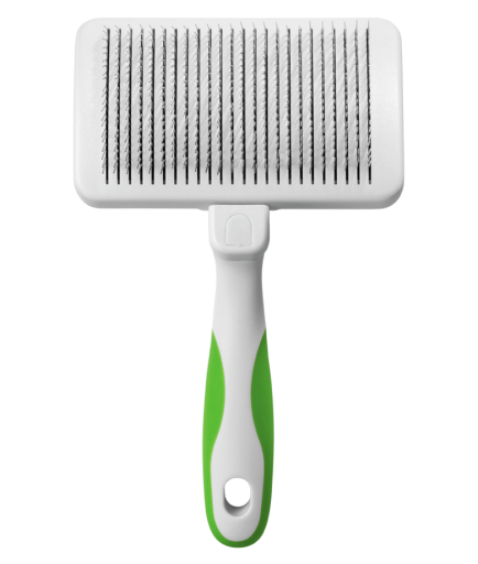 Self-Cleaning Brush with Button