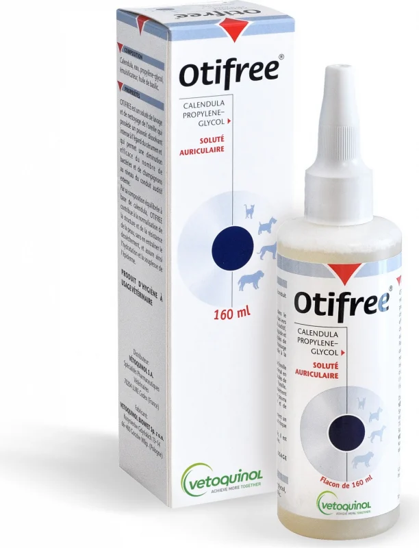 Miscota Vétoquinol Otifree Pulitore per Orecchie Esterne