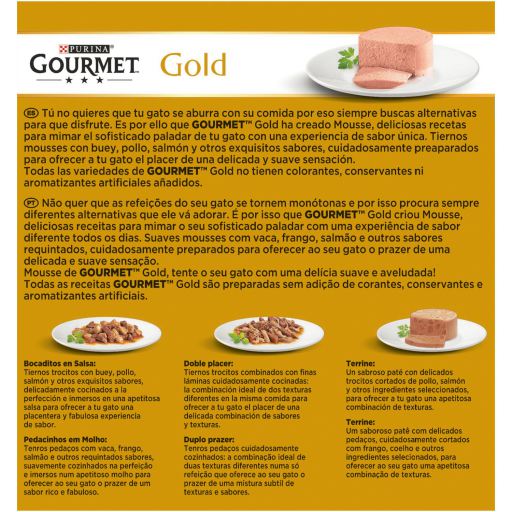 Gourmet Nourriture H&uuml;meda Pack Mousse Poissons de lOc&eacute;an 680 gr