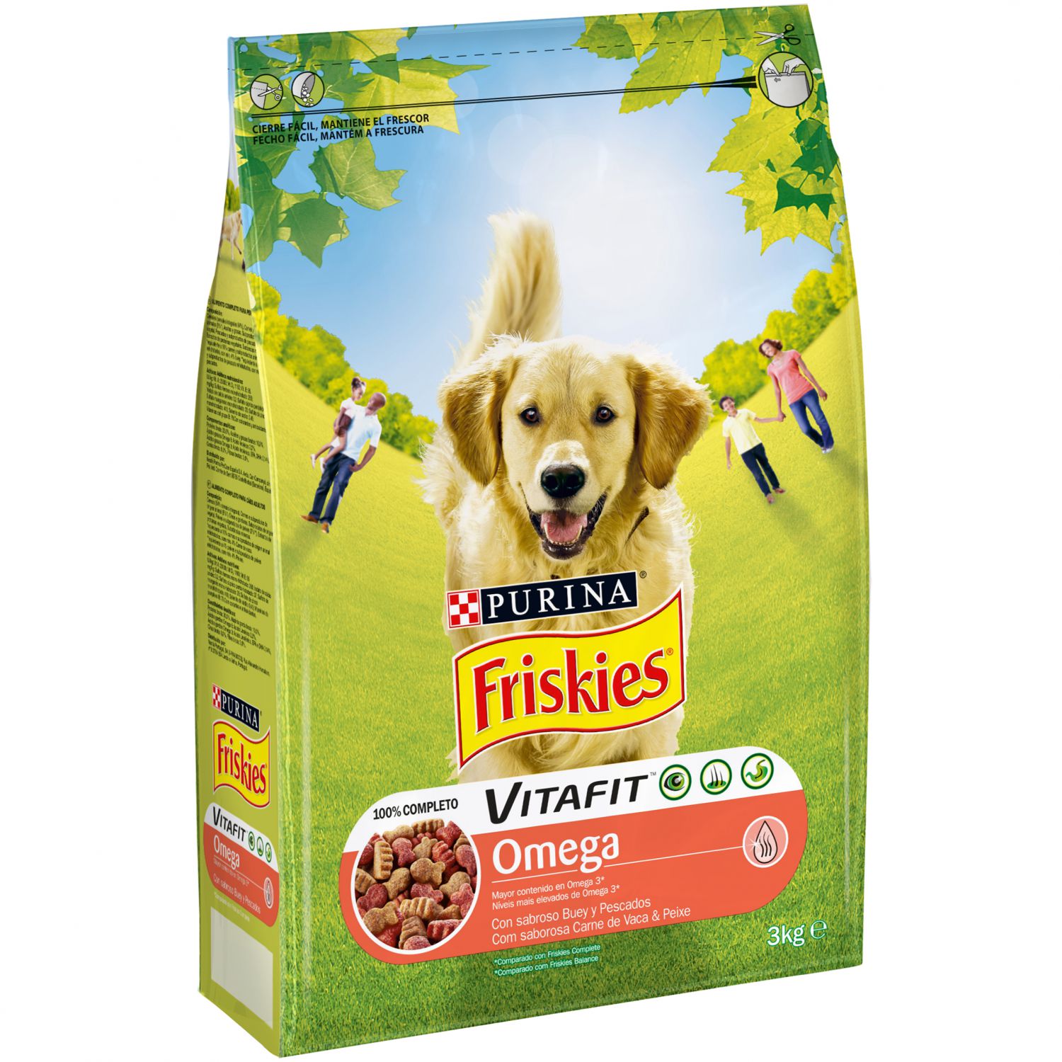 Miscota Purina Friskies Cibo Secco Omega3 Dog