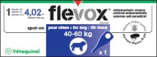 Pipeta Flevox para Perros Raza Grande 40-60 kg