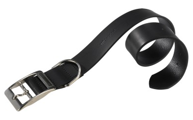 Ferplast Schwarze Leder Halskette