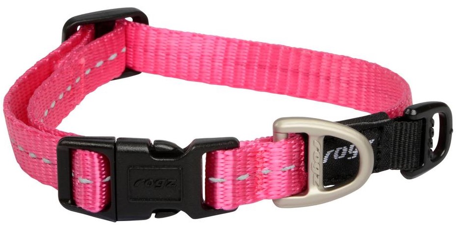 Miscota Rogz Collare riflettente regolabile Utility Pink