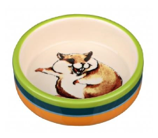 Ceramic Hamster feeder Color-Cream
