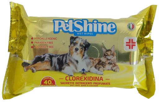 Hygiene Wischtücher Hund / Katze, Chlorhexidin, 40 Einheiten