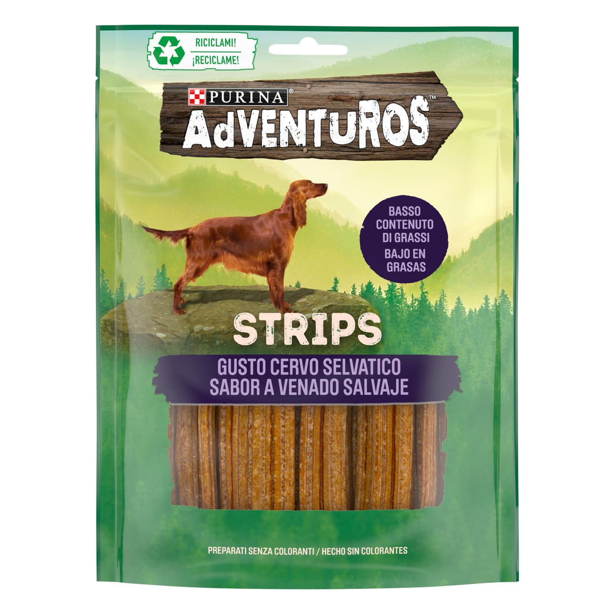 Miscota Adventuros Strisce di 90 g Deer