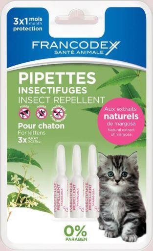 Francodex Pipettes Repellent Kitten