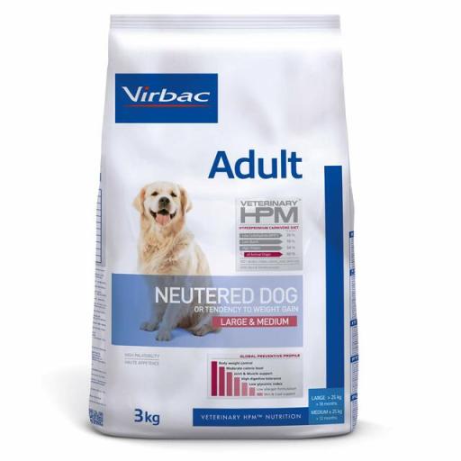 Weterynaryjny Hpm Adult Neutered Dog Large & Medium