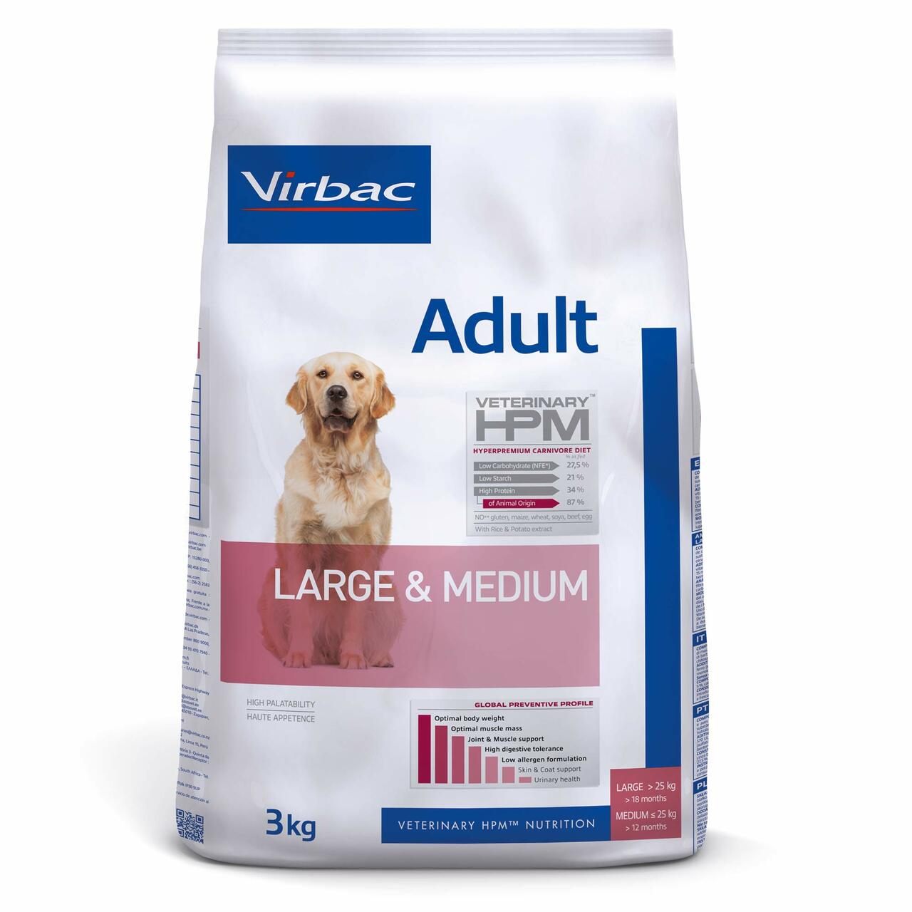 Miscota HPM Cibo Secco Veterinare Adult Large & Medium