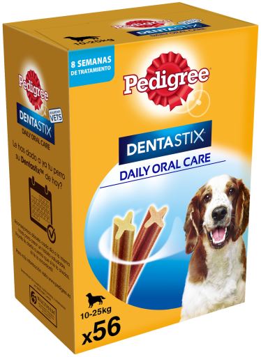 Pedigree Snack Dentastix pour Chien de Taille Moyenne 10-25 Kg