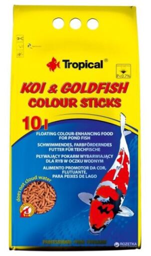 Koi&Goldfish Color Stick Bag 10L/800 gr
