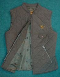 Quilted Vest Green 61Mu5 T-Xs