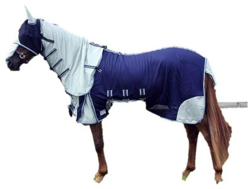 Anti-fly Mask with Collar and Hood