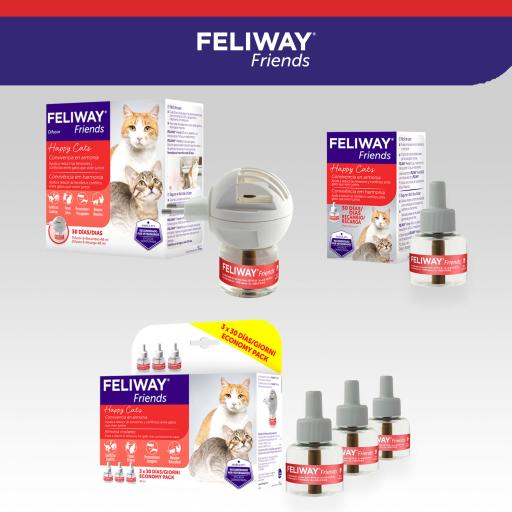 Feliway Friends Diffuser Plug and 48ml Refill Vial