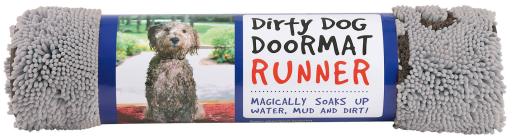 Dog Gone Smart Brown Dirty Dog Doormat Runner