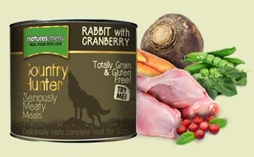 Country Hunter Dog Lapin & Cranberry 600 Grs
