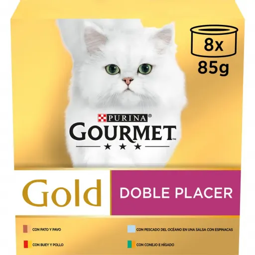 Gourmet Aliment humide en Multipack Gold Double Plaisir pour Chats Gourmet Aliment humide en Multipack Gold Double Plaisir pour Chats