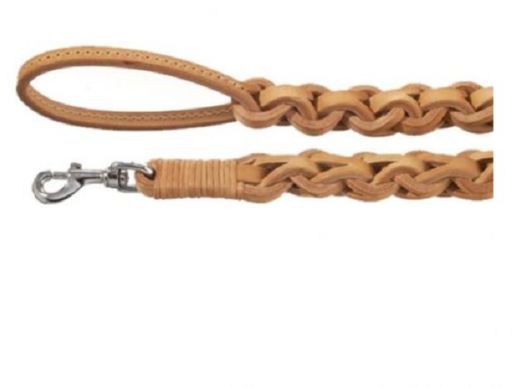 Short Leather Strap Twisted nataural 580 mm